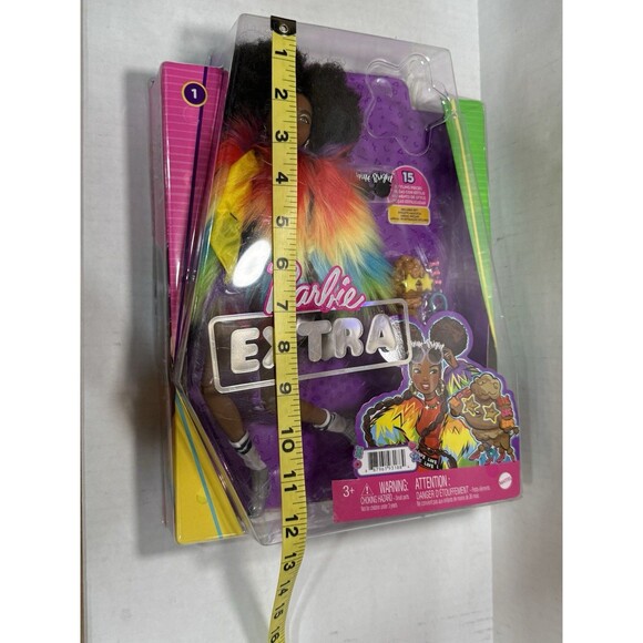 Barbie Extra #1 Shine Bright  doll with 15 styling Pieces includes Pet NEW - Picture 4 of 12